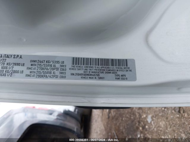 ZFBHRFAB1N6W48269 RAM Promaster City Cargo Van