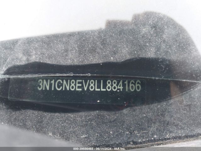 3N1CN8EV8LL884166 Nissan Versa Sv Xtronic Cvt