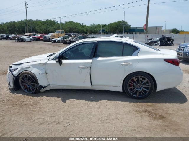 JN1FV7ARXJM480966 Infiniti Q50 3.0t Red Sport 400