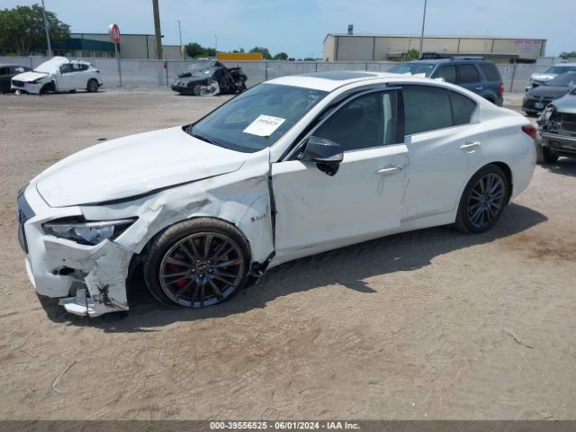 JN1FV7ARXJM480966 Infiniti Q50 3.0t Red Sport 400