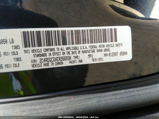 2C4RDGCGXER266930 Dodge Grand Caravan Sxt