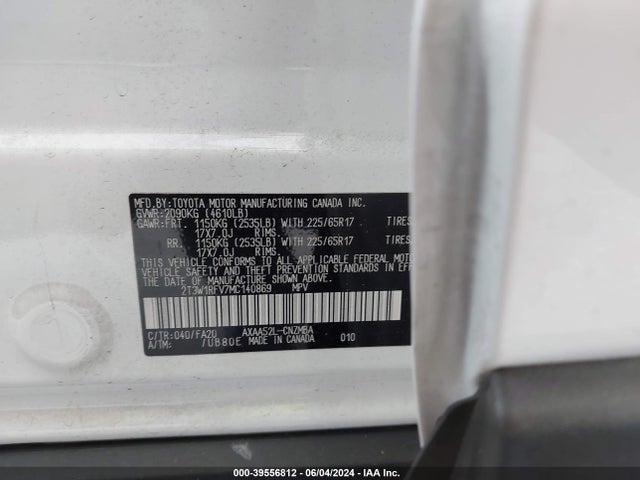 Toyota Rav4 Xle 2021 2T3W1RFV7MC140869 Image 9