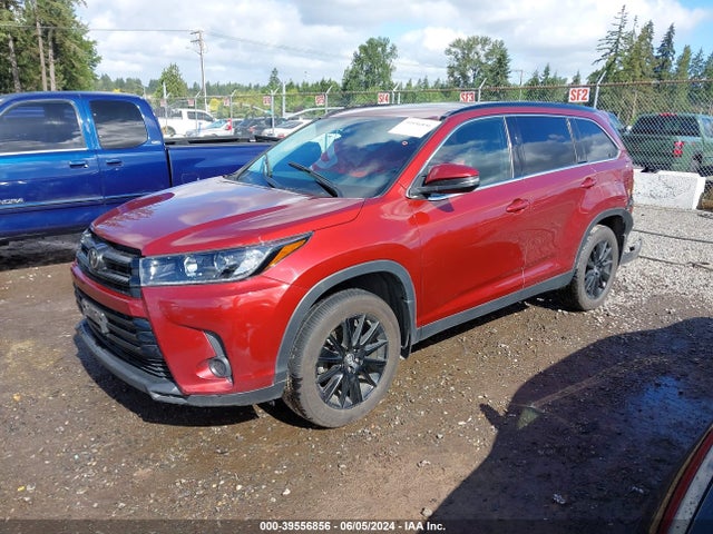 Toyota Highlander Se 2019 5TDJZRFH2KS625172 Image 2