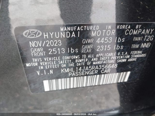2024 HYUNDAI SONATA KMHL14JA5RA356648 Photo 8