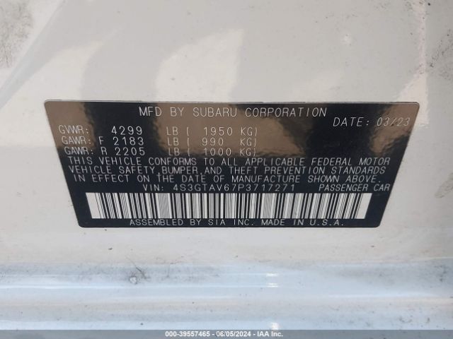 4S3GTAV67P3717271 Subaru Impreza Premium 5-door
