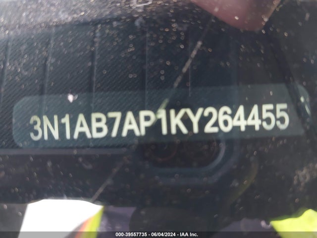 Nissan SENTRA SV 2019 3N1AB7AP1KY264455 Image 9