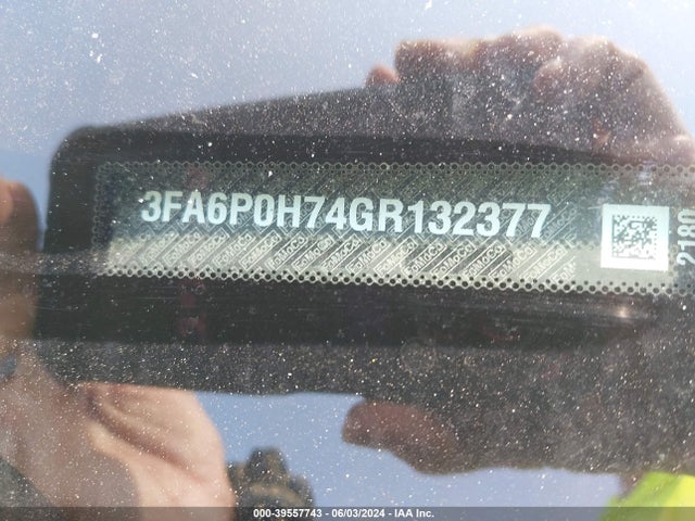 Ford FUSION SE 2016 3FA6P0H74GR132377 Image 9