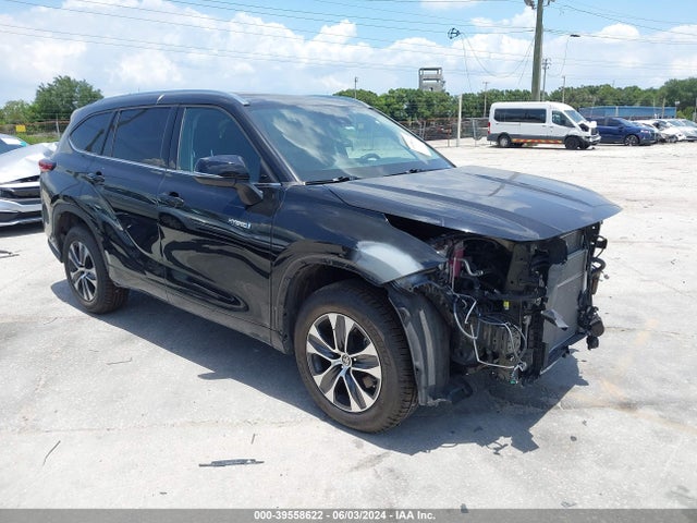 Toyota Highlander Hybrid Xle 2021 5TDGARAH7MS508599 zdjęcie główne