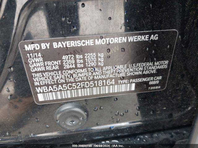 WBA5A5C52FD518164 BMW 528I