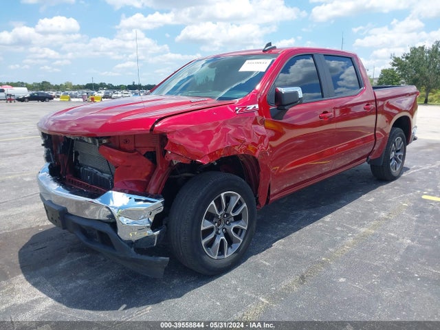 Chevrolet Silverado 1500 4wd  Short Bed Lt 2021 3GCUYDET1MG443666 Image 2