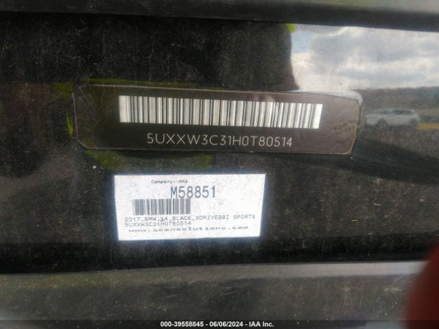 5UXXW3C31H0T80514 BMW X4 Xdrive28i