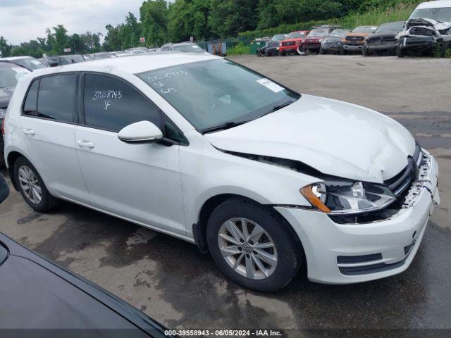 3VW217AUXFM021571 Volkswagen Golf Tsi S 4-door