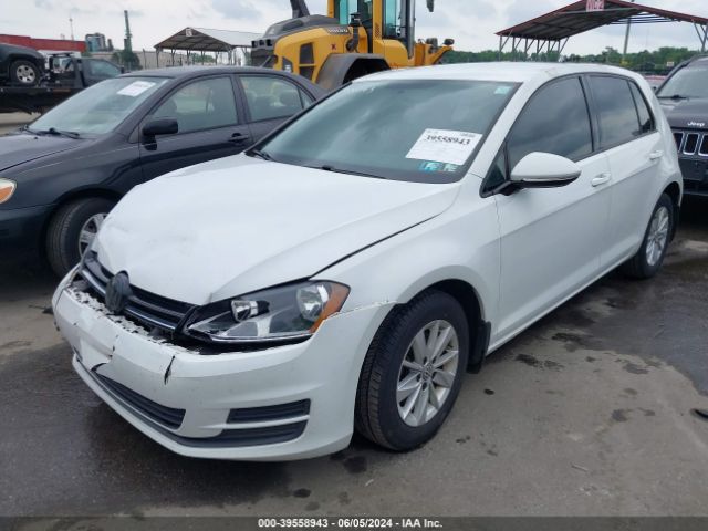 3VW217AUXFM021571 Volkswagen Golf Tsi S 4-door