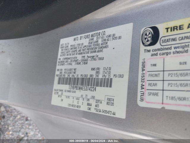 Ford Mustang V6 2014 1ZVBP8EM4E5314224 Image 9