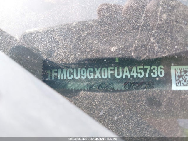 Ford ESCAPE SE 2015 1FMCU9GX0FUA45736 Image 9