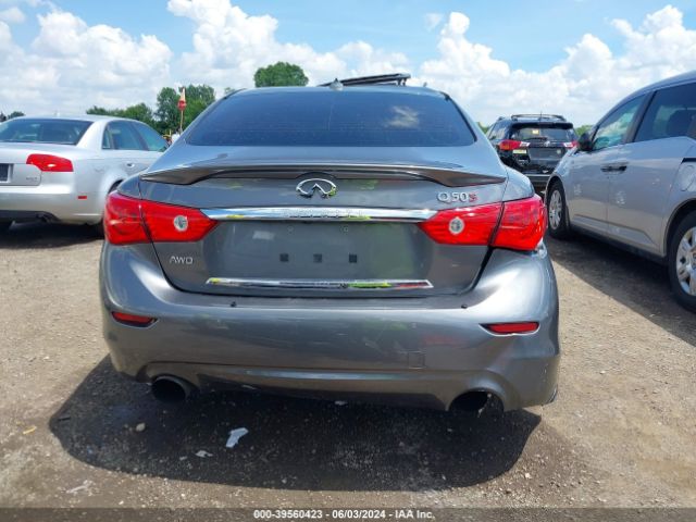 JN1FV7ARXGM451525 Infiniti Q50 3.0t Red Sport 400