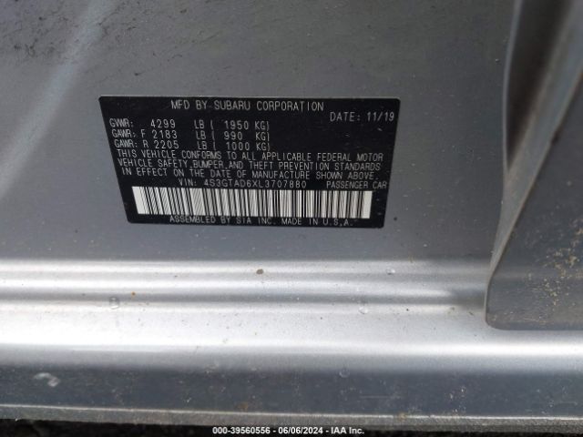 4S3GTAD6XL3707880 Subaru Impreza Premium 5-door