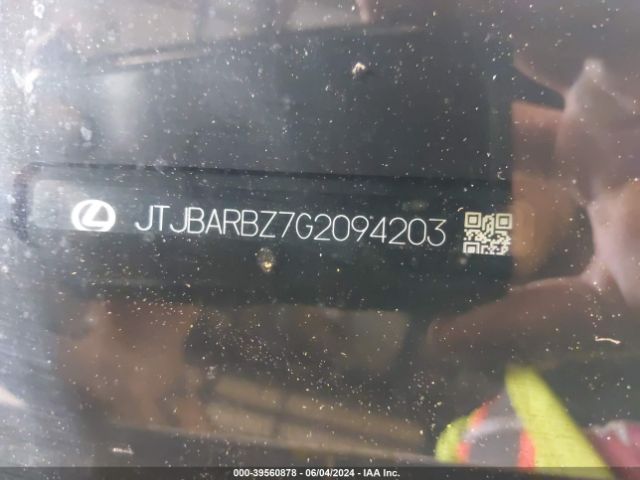 JTJBARBZ7G2094203 Lexus NX 200T