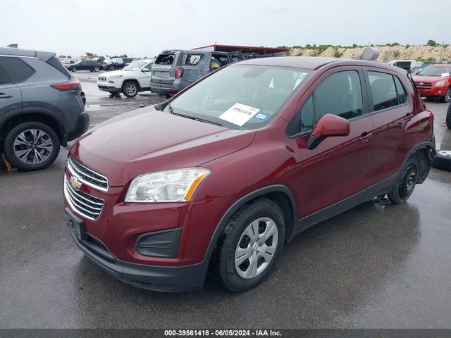 Chevrolet Trax 1ls 2016 3GNCJKSB2GL254396 Image 2