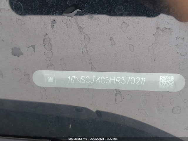 Chevrolet Suburban Premier 2017 1GNSCJKC3HR370211 Image 17