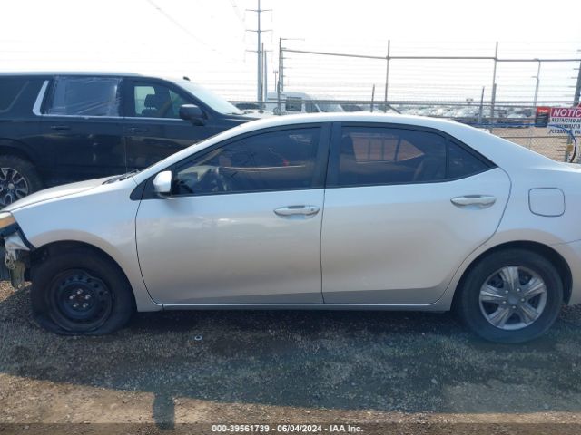5YFBURHE8GP378729 Toyota COROLLA L