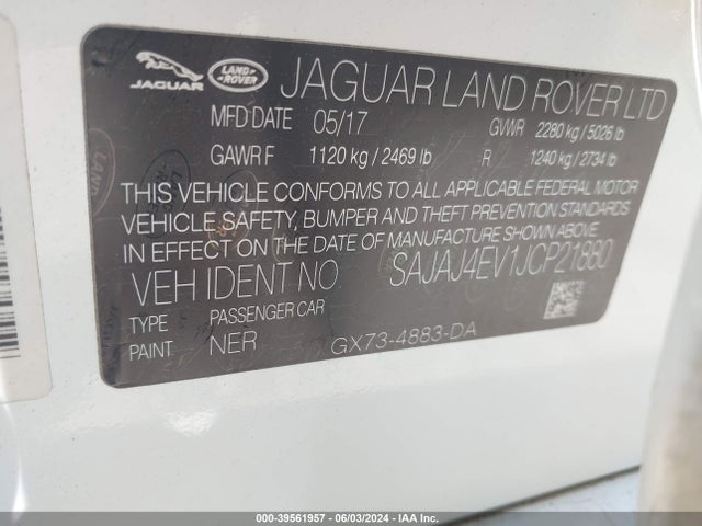 2018 JAGUAR XE SAJAJ4EV1JCP21880 Photo 8