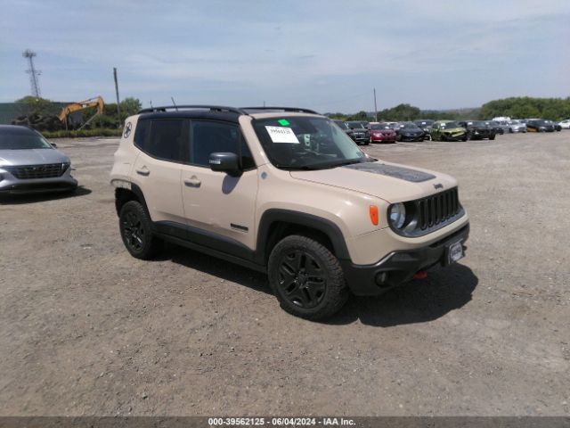 Aukcja sprzedaży 2017 Jeep Renegade Deserthawk 4x4, vin: ZACCJBCB5HPF25287, numer aukcji: 39562125