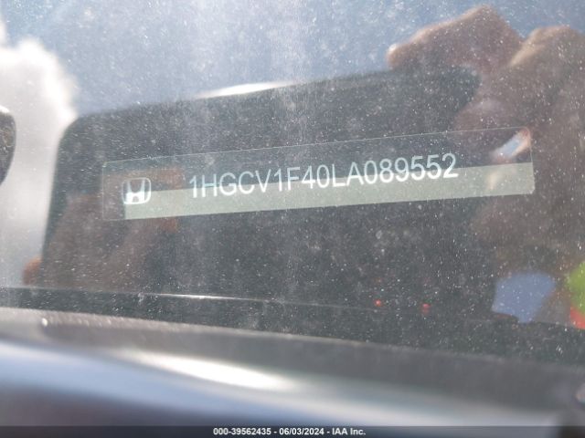 1HGCV1F40LA089552 Honda ACCORD EX