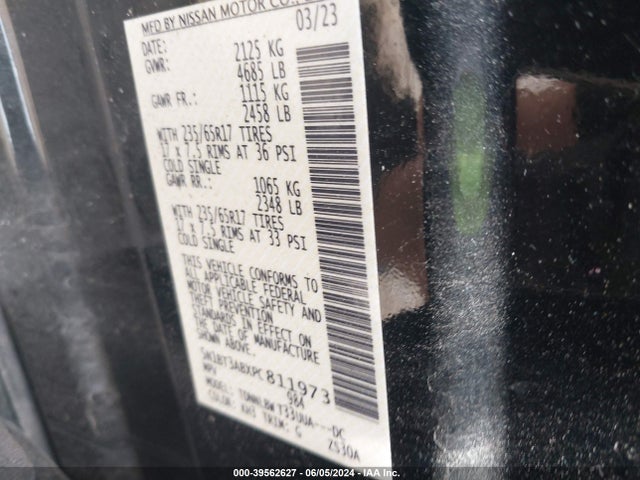 Nissan Rogue S Intelligent Awd 2023 5N1BT3ABXPC811973 Image 9