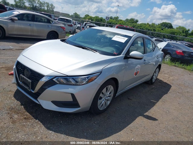 Nissan Sentra S Xtronic Cvt 2022 3N1AB8BV1NY293221 Image 2