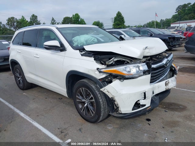 Toyota Highlander Xle V6 2016 5TDKKRFH8GS505571 zdjęcie główne