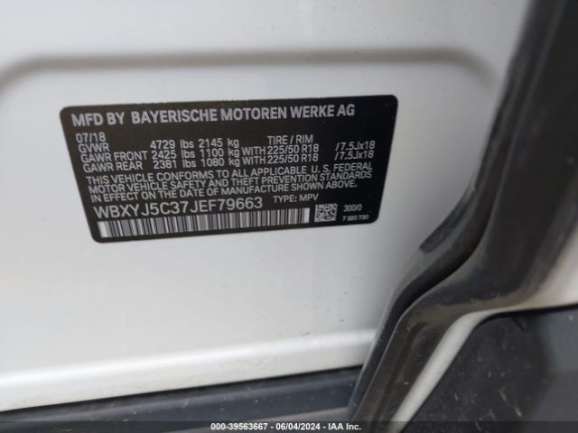 WBXYJ5C37JEF79663 BMW X2 Xdrive28i