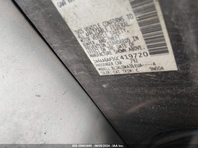 Nissan Maxima 3.5 S 2016 1N4AA6AP3GC419720 Image 9