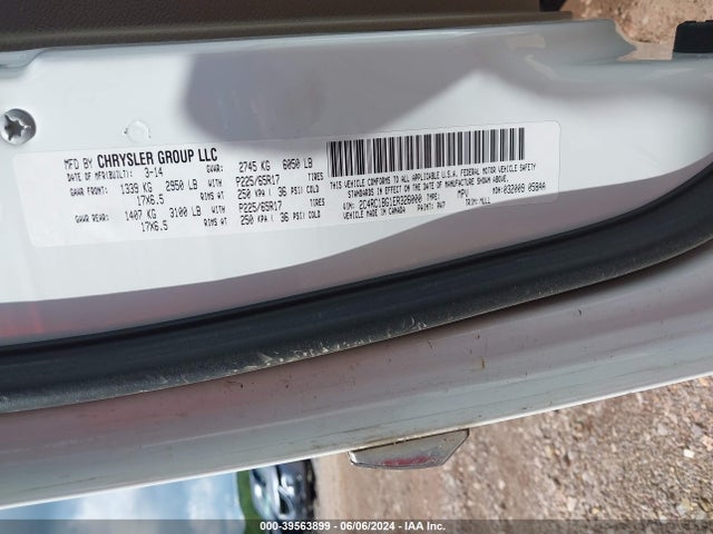 2C4RC1BG1ER326000 Chrysler Town & Country Touring