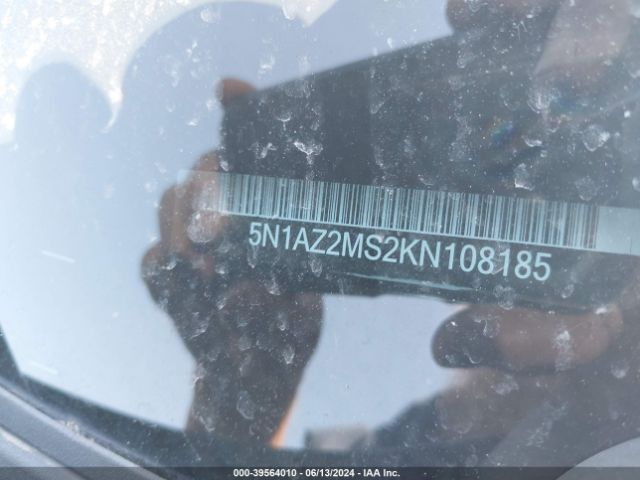 5N1AZ2MS2KN108185 Nissan MURANO SL