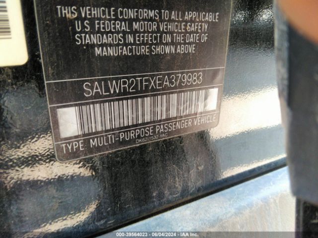 SALWR2TFXEA379983 Land Rover Range Rover Sport 5.0l V8 Supercharged