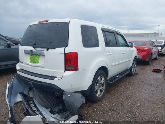 2013 Honda Pilot Ex-l მანქანა იყიდება აუქციონზე, vin: 5FNYF3H67DB001861, აუქციონის ნომერი: 39564028