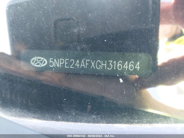 Hyundai SONATA SE 2016 5NPE24AFXGH316464 Image 9