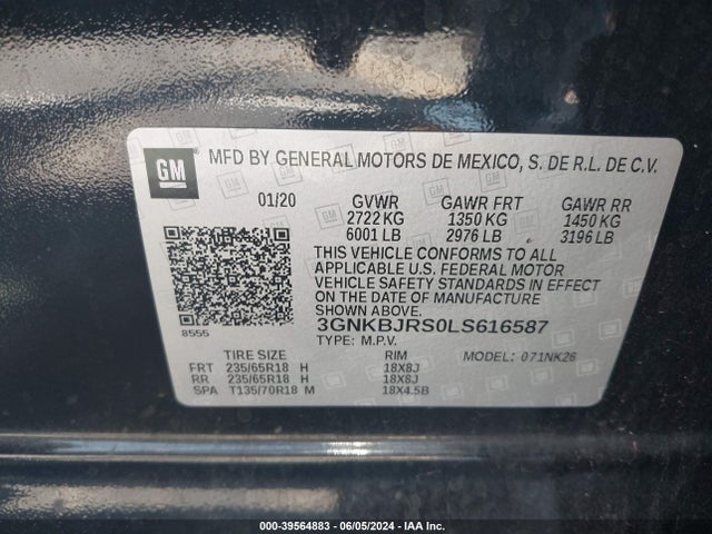 Chevrolet Blazer Awd 3lt 2020 3GNKBJRS0LS616587 Image 9