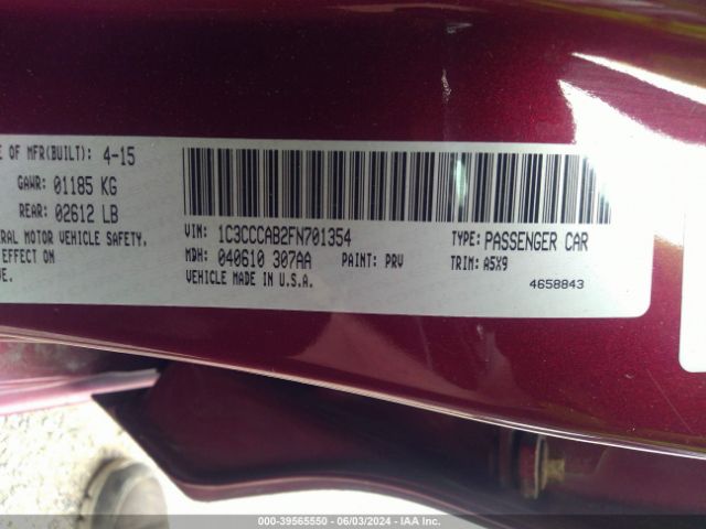 1C3CCCAB2FN701354 Chrysler 200 Limited