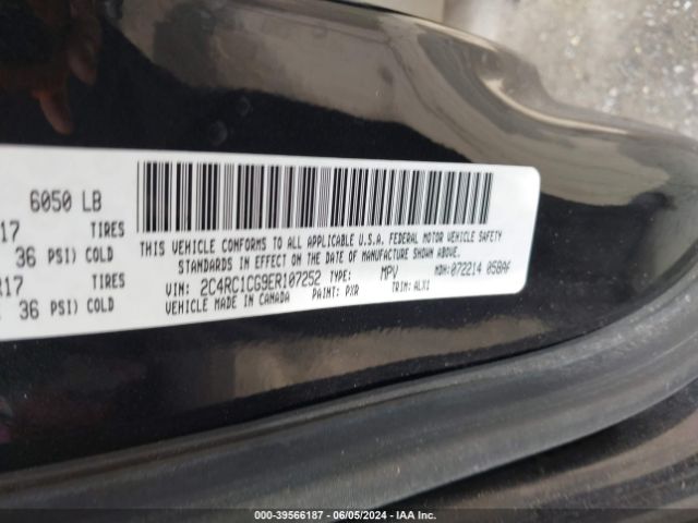 2C4RC1CG9ER107252 Chrysler Town & Country Touring-l