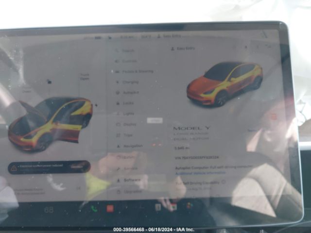 7SAYGDEE6PF928324 Tesla Model Y Awd/long Range Dual Motor All-wheel Drive