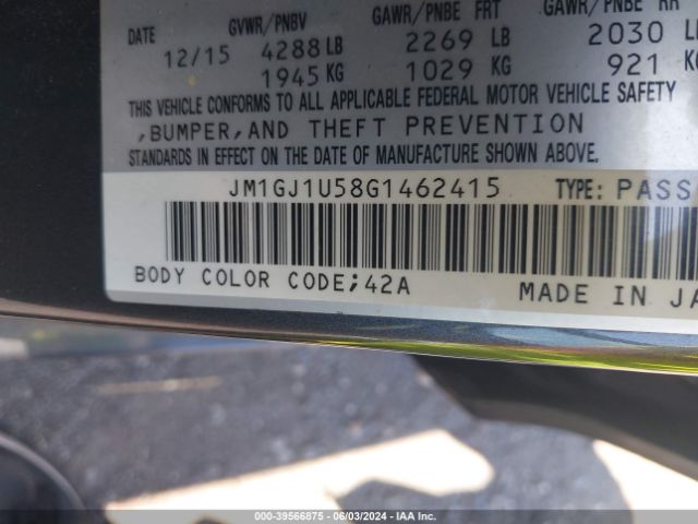 JM1GJ1U58G1462415 Mazda MAZDA6