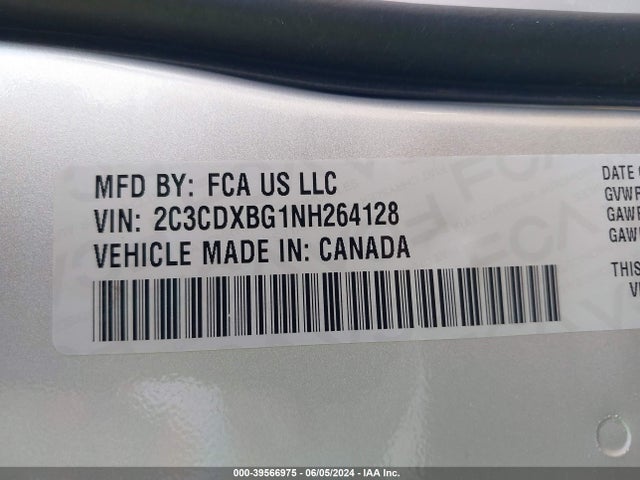 Dodge Charger Sxt Rwd 2022 2C3CDXBG1NH264128 Image 9