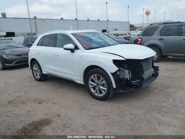 Aukcja sprzedaży 2024 Audi Q3 Premium 45 Tfsi S Line Quattro Tiptronic, vin: WA1DECF31R1061574, numer aukcji: 39567038