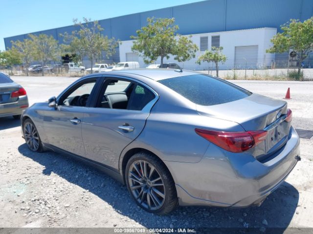 JN1FV7AP5JM640136 Infiniti Q50 3.0t Red Sport 400