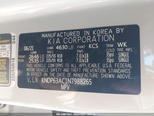 KIA Sportage Nightfall Edition 2022 KNDP63AC1N7988265 Image 9