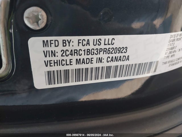 Chrysler Pacifica Touring L 2023 2C4RC1BG3PR620923 Image 9