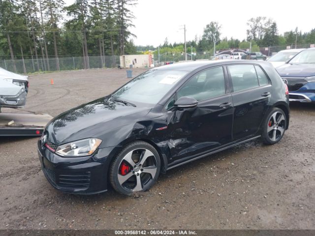 3VW4T7AU9FM025291 Volkswagen Golf Gti 2.0t Autobahn 4-door