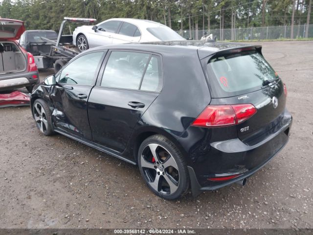 3VW4T7AU9FM025291 Volkswagen Golf Gti 2.0t Autobahn 4-door